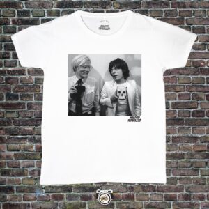 Andy Warhol & Mick Jagger (Rolling Stones)