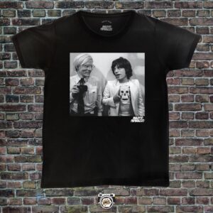 Andy Warhol & Mick Jagger (Rolling Stones)