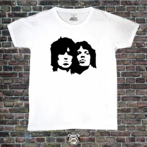 Silueta Frente Jagger Richards (Rolling Stones)