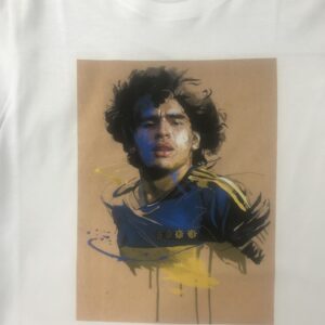 Diego Maradona Acuarella