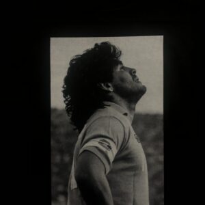 Diego Maradona Napoli Blanco y Negro