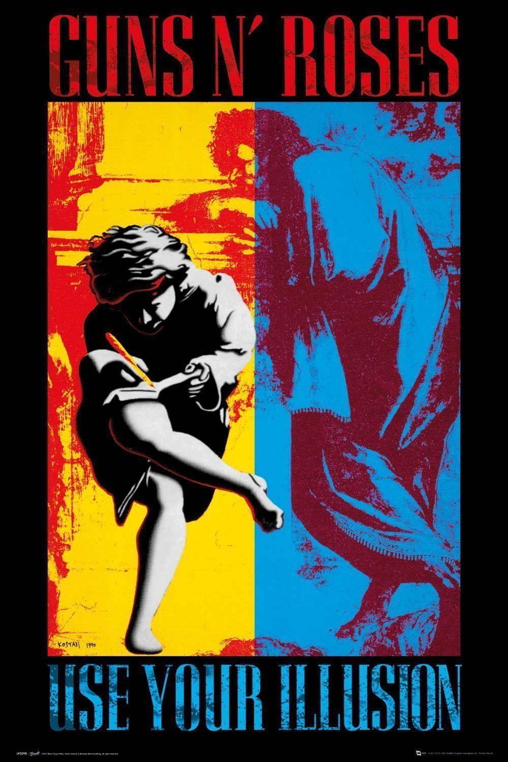 Guns And Roses Use Your Illusion 1 y 2 Poster Maldito Paparazzo