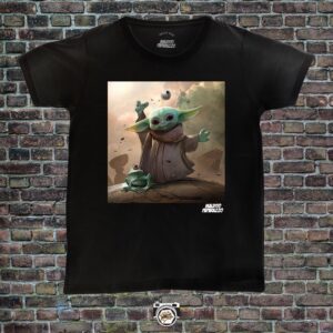 Baby Yoda con rana (Mandalorian Star Wars)