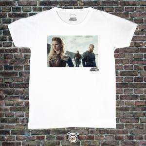 Lagertha, Rollo y Ragnar (Vikings)