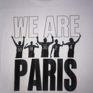 SILUETAS WE ARE PARIS PSG (Messi)
