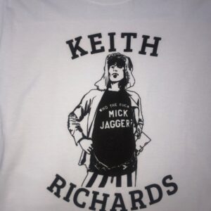 Silueta Who The Fuck is Mick Jagger? (Rolling Stones  Keith Richards) (DISEÑO EXCLUSIVO)