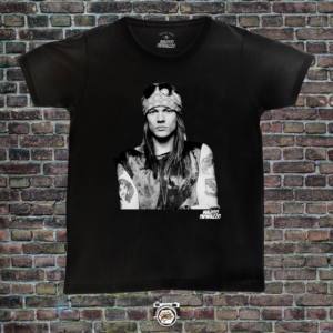 Axl Rose blanco y negro (Guns and Roses)