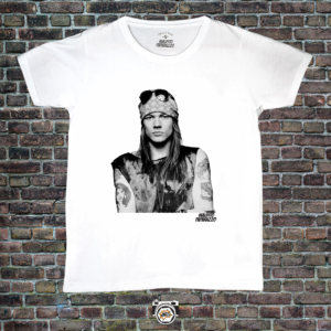 Axl Rose blanco y negro (Guns and Roses)