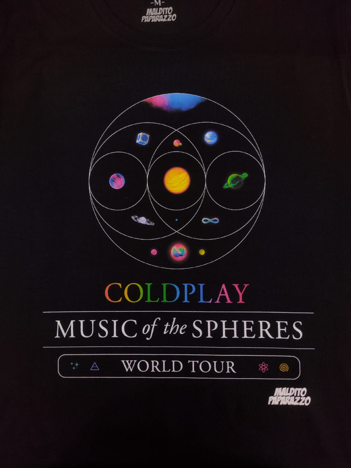 Coldplay Music of the Spheres Tour POSTER Maldito Paparazzo
