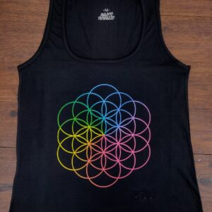 Musculosa Dama Coldplay Logo a Head Full of Dreams