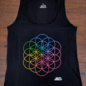 Musculosa Dama Coldplay Logo a Head Full of Dreams