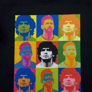 Diego Maradona y Leo Messi estilo warhol (Argentina)- Diseño Exclusivo-