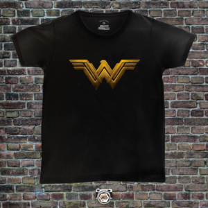 Mujer Maravilla Logo Dorado