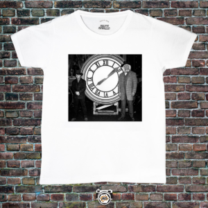 Volver al Futuro Reloj (blanco y negro)