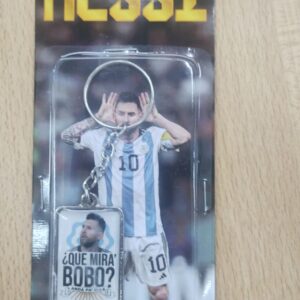 LLAVERO METAL Messi ¿qué mirás bobo?