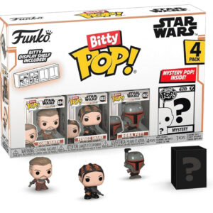 FUNKO BITTY POP PACK X 4  COBB VANTH+ SHAND+ BOBA FETT + MISTERY (STAR WARS)