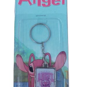 LLAVERO METAL ANGEL STITCH CUADRADO