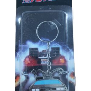 LLAVERO METAL VOLVER AL FUTURO DELOREAN 2