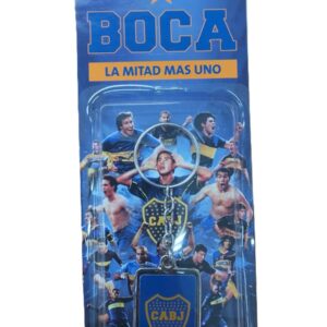 LLAVERO METAL BOCA JUNIORS ESCUDO