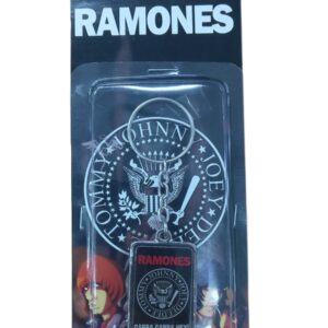 LLAVERO METAL RAMONES GABBA GABBA HEY