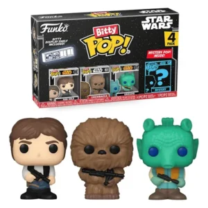 FUNKO BITTY POP PACK X HAN SOLO + CHEWBACCA + GREEDO + MISTERY (STAR WARS)